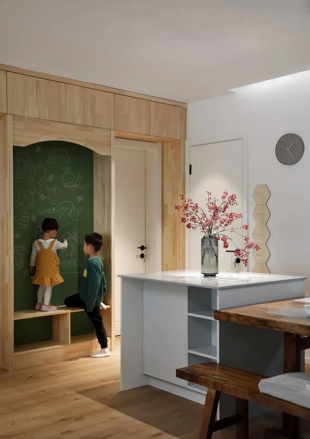 
这个装修爱了! 真是令人羡慕的二孩四口之家_Jdb电子官网(图14)